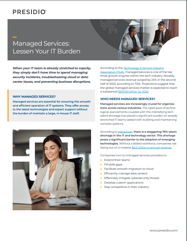 Presidio Why Managed Services