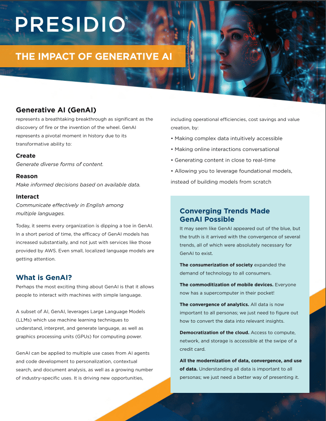 Presidio The Impact of Generative AI