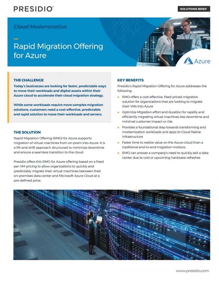 Rapid Migration Offering for Azure