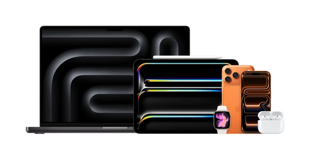 Multi ProductMacBookPro16 iniPadPro11 inApplePencilProAppleWatchSeries11iPhone17ProMaxiPhone17ProAirPodsPro3ScreenUSEN